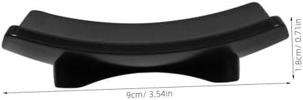 Curved Soap Dish - Sturdy ABS Bar Holder for Bathroom Kitchen