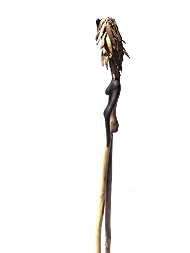 Handmade 3 Feet Tall Driftwood Girl Sculpture