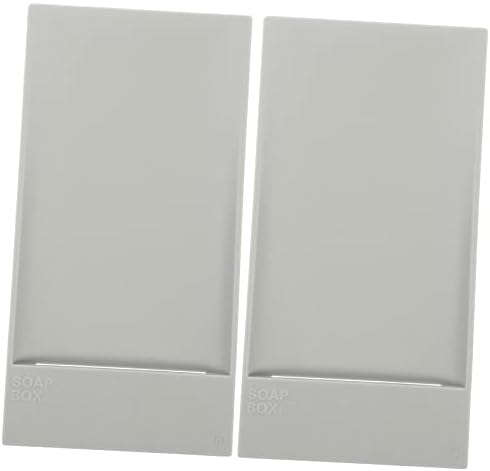 Zerodeko 2pcs Self-Draining Soap Dish for Bathroom Sink