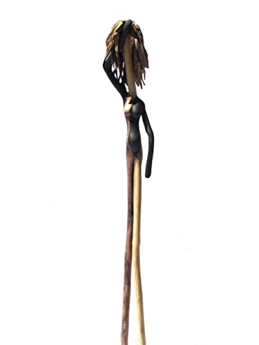 Handmade 3 Feet Tall Driftwood Girl Sculpture