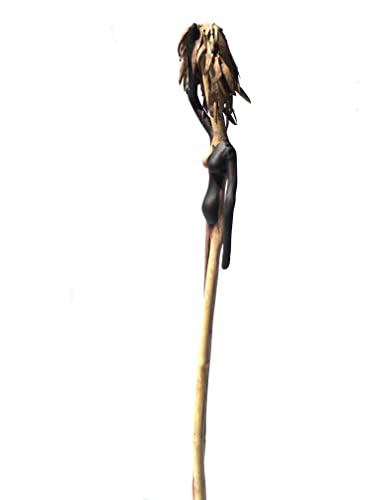 Handmade 3 Feet Tall Driftwood Girl Sculpture