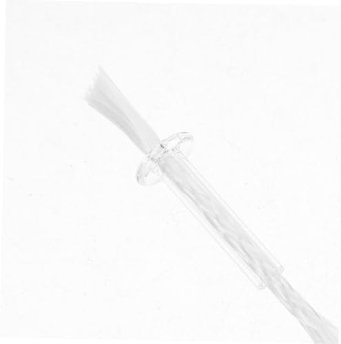 IMIKEYA 4pcs Fiberglass Candle Wicks Tube Holder
