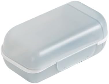 Square Soap Box with Lid for Travel and Bathroom Use