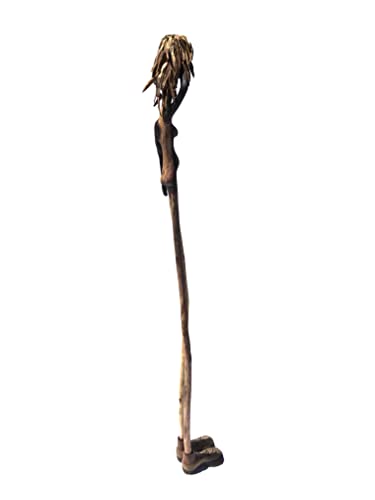 Handmade 3 Feet Tall Driftwood Girl Sculpture
