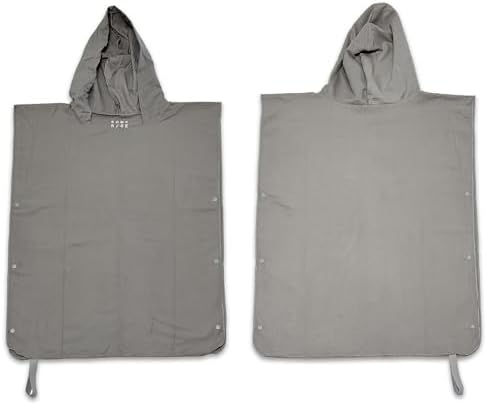 SOMERICE Changing Robe Surf Poncho - Light Gray Kids