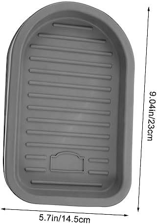 Alipis Drain Box Storage Mat for Sink TPR Soap Dish Holder