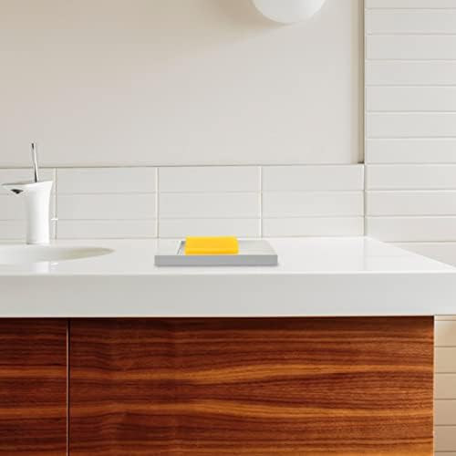 ARTIBETTER 2pcs Bar Soap Holder Grey Self Draining