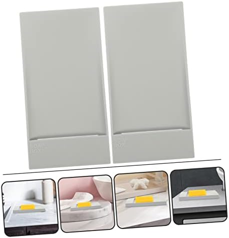Zerodeko 2pcs Self-Draining Soap Dish for Bathroom Sink