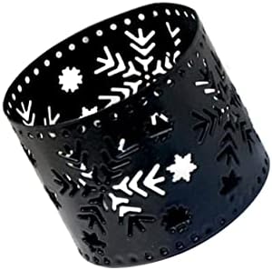 Iron Snowflake Candle Holder Christmas Decor