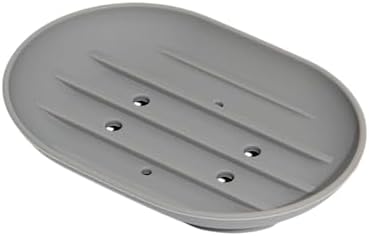Self Draining Soap Dish for Bathroom Kitchen and Travel