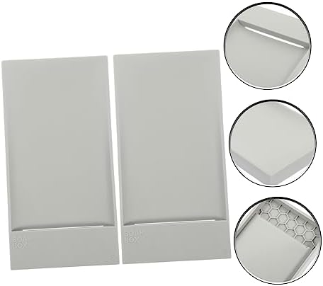 Luxshiny 2 Pack Suction Cup Soap Dish - Gray