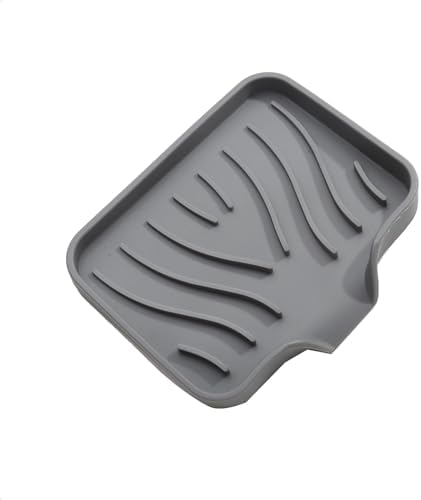 Premium Silicone Soap Dish Self-Draining Holder