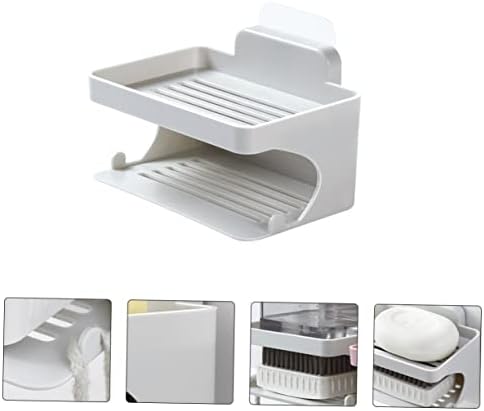 ABOOFAN Double Layer Soap Holder for Kitchen and Bathroom