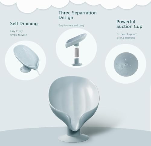 Leaf Shape Soap Saver - Self Draining Soap Dish