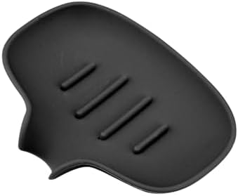 Plastic Soap Dish with Drain and Non-Slip Base 1