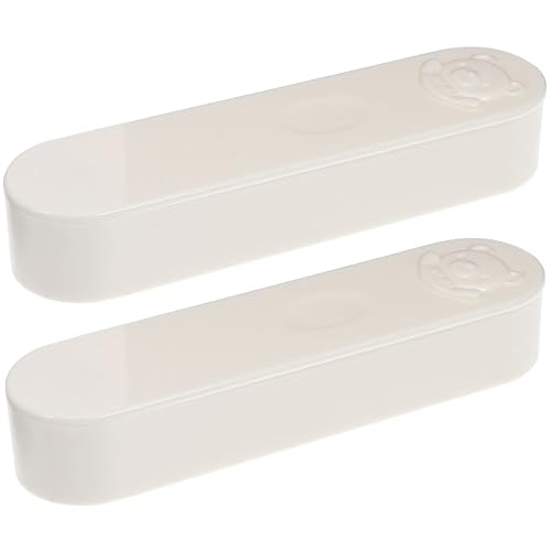 GLEAVI 2pcs Cotton Swab Storage Box with Lid Holder