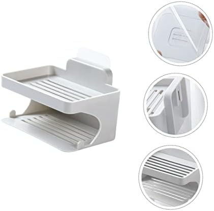 Yardenfun Double Layer Soap Holder Bathroom Organizer