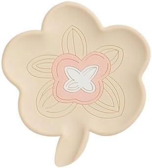 VOCUE Silicone Drain Soap Dish Flower Shape Antislip Tray