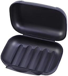 MUCKLILY Portable Soap Holder Travel Friendly Black