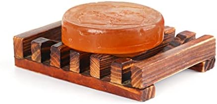 SOPOTUTU Carbonized Wooden Soap Dish Stylish Holder
