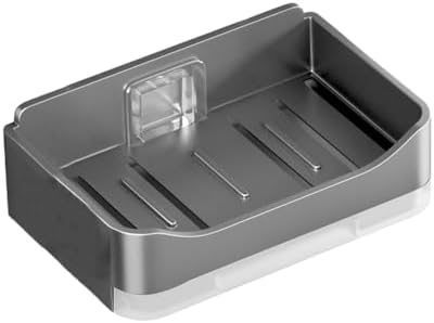 Lightweight Bathroom Wall-Mounted Soap Dish with Drainage