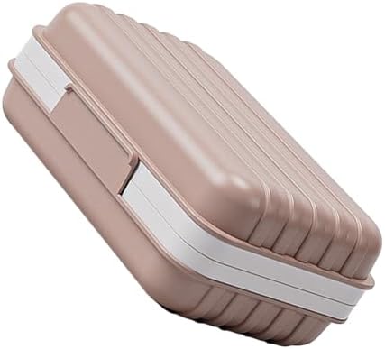 REElua Bathroom Soap Dish with Leak-Proof Lid