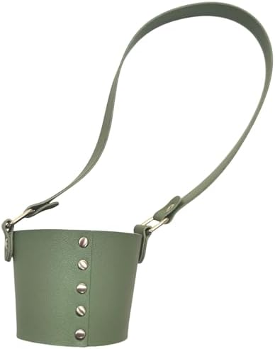 Wengjack Leather Coffee Sleeve Cup Holder Outdoor Portable
