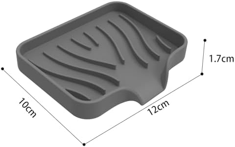 Curfair Soap Dish with Suction Cup and Quick-Dry Design