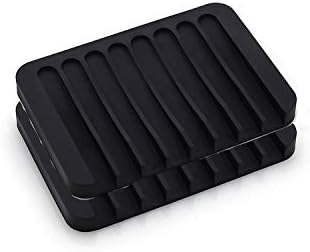 2 Pieces Automatic Drain Soap Dish Waterproof and Easy to Clean