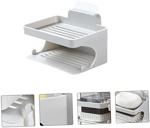 Double Layer Soap Dish Holder for Bathroom and Kitchen 1
