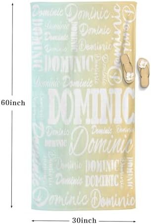 Custom Beach Towel with Name - Personalized for All Ages