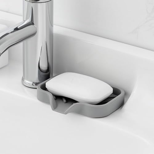 HiQiMi 2 Pack Soap Dish and Sponge Holder Set