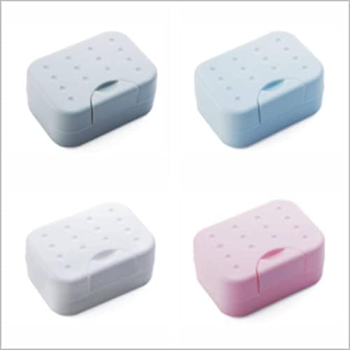 KBREE Soap Dish Set with Travel Storage Box