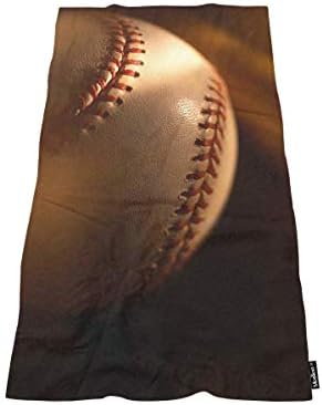 Moslion Vintage Baseball Bath Towel 64x32 Inches