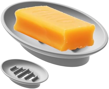 Silicone Soap Dish Holder for Shower and Kitchen 1