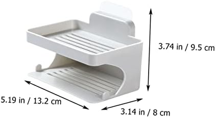 Yardenfun Double Layer Soap Holder Bathroom Organizer