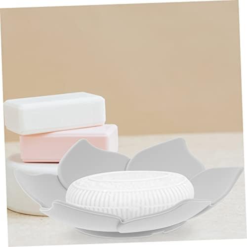 2Pcs Flower Shaped Soap Holder for Bathroom Kitchen 1