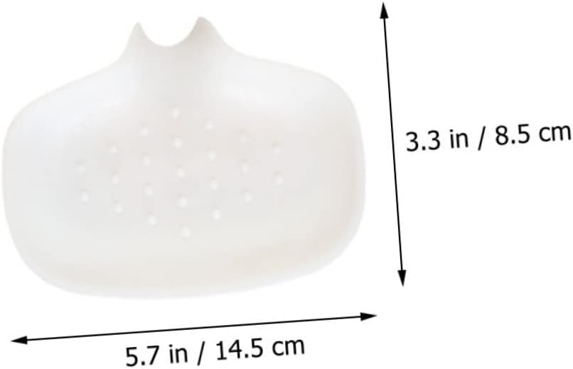 2pcs Portable Leak-Proof Soap Case with Anti-Slip Drainage