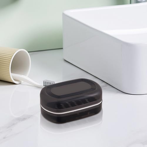 1PC Leakproof Soap Holder for Travel Portable with Lid and Drainage