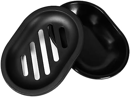 Topsky 4pcs Soap Dish with Drip Tray and Drain