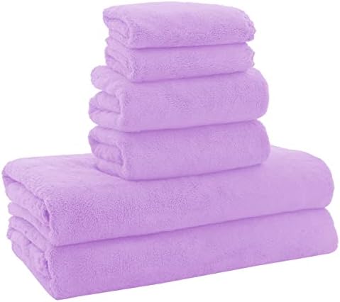 MOONQUEEN Ultra Soft Towel Set 6 Pcs Purple