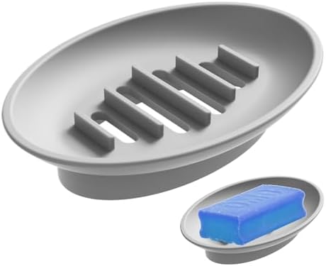 Silicone Soap Dish Holder for Shower and Kitchen 1