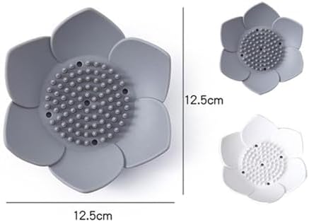 Curfair Silicone Soap Dish with Anti-Slip Base