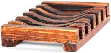 COOLHIYA Carbonized Soap Holder for Bathroom Kitchen
