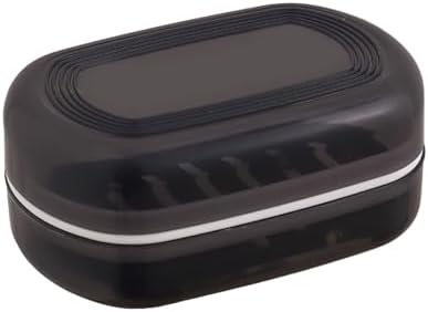 1PC Leakproof Soap Holder for Travel Portable with Lid and Drainage