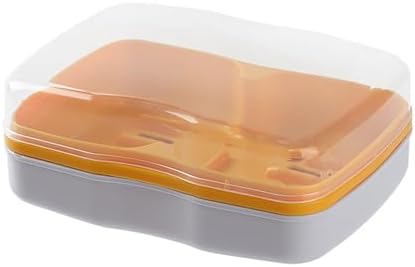 Grebest Dual Soap Holder with Drainage Tray Grey