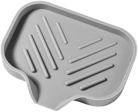Durable Silicone Soap Dish with Drain Spout