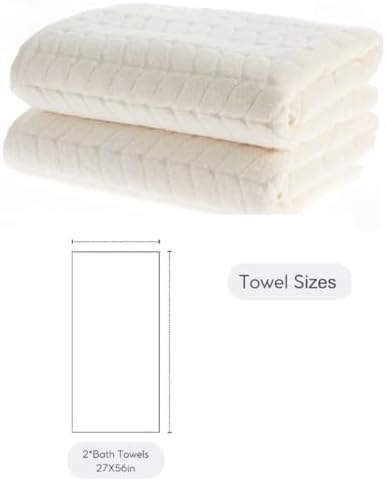 BAGNO MILANO Turkish Cotton Plush Towel Set 2pcs