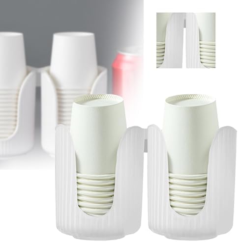 Stylish Vertical Stripes Cup Dispenser for Bathroom