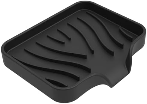 LEYILE Kitchen Sink Soap Sponges Tray Holder